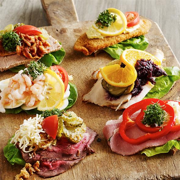 Alm. smørrebrød